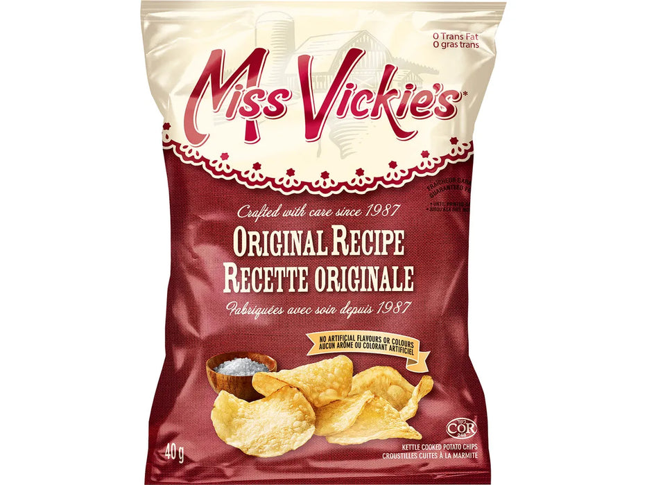 Miss Vickie’s Original - Chips - 40 x 40g