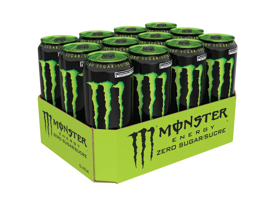 Monster Energy Zero Sugar - 12 × 473ml