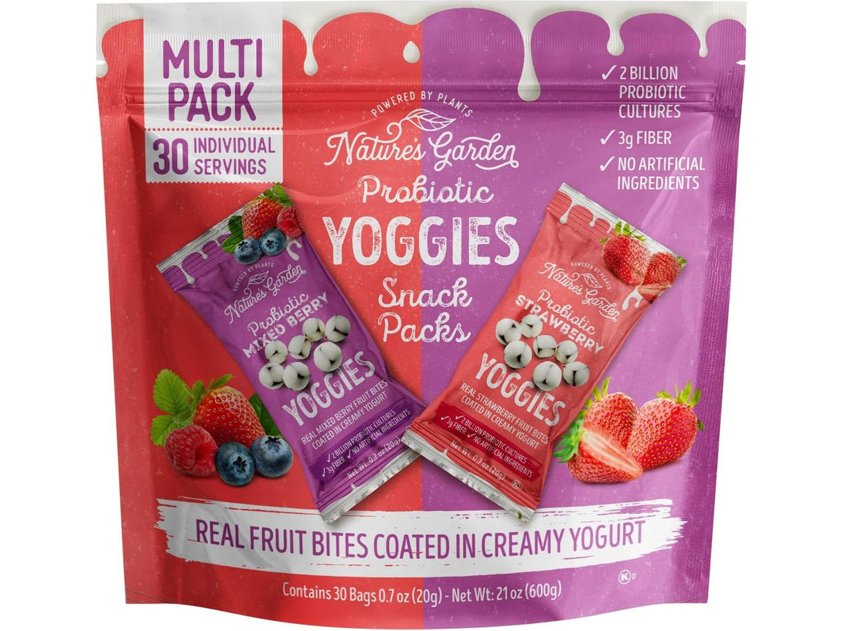 Nature's Garden Probiotic Yoggies - Multi Pack - 30 × 20 g