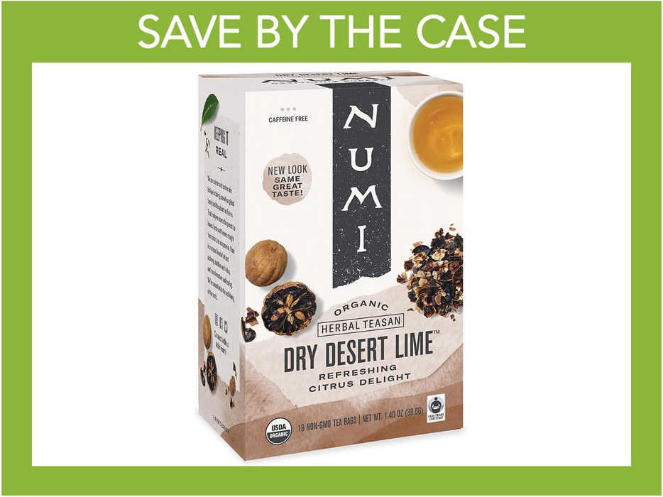 Numi Organic Tea - Dry Desert Lime - Box of 18