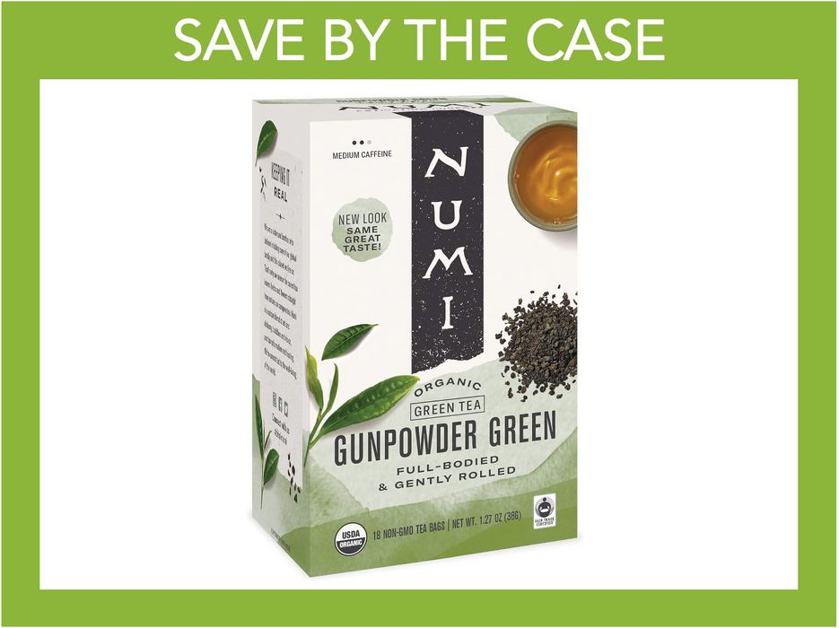 Numi Organic Tea - Gunpowder Green - Box of 18