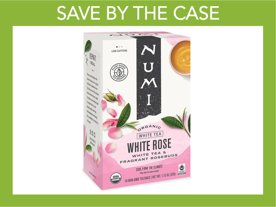 Numi Organic Tea - White Rose - Box of 16