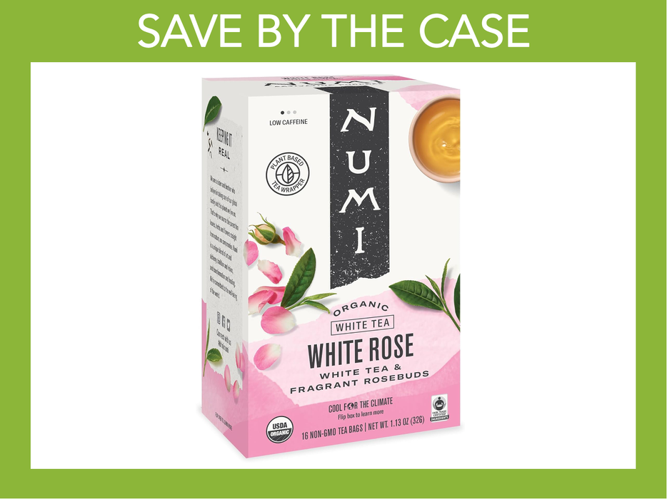 Numi Organic Tea - White Rose - Box of 16