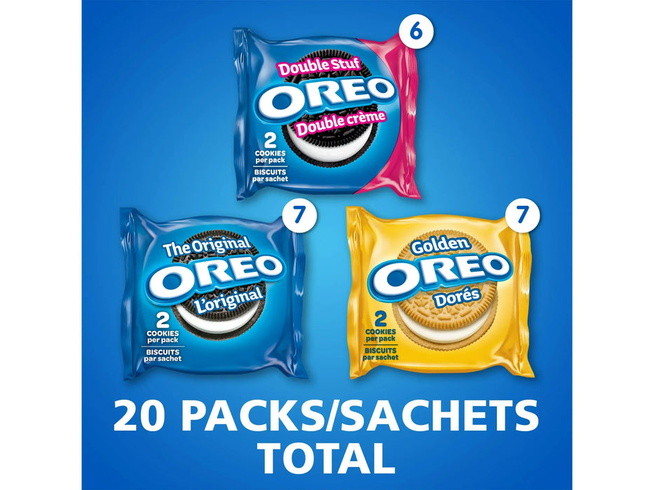Oreo - Variety Pack - Individually Wrapped - Pack of 20