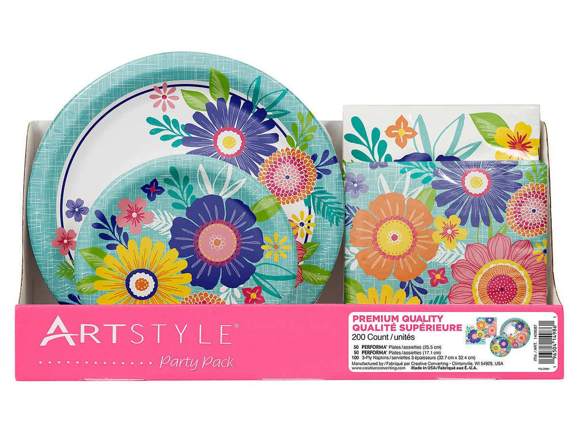 Paper Plate & Napkin Bundle Party Pack 200 Count — Miller & Bean