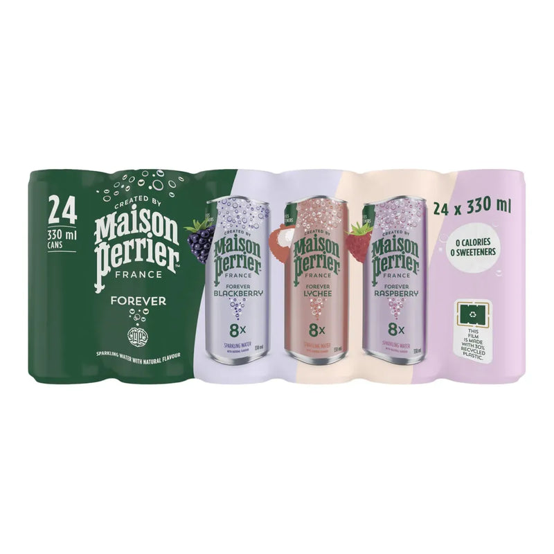 Perrier Forever Berry Variety Pack 24 x 330ml