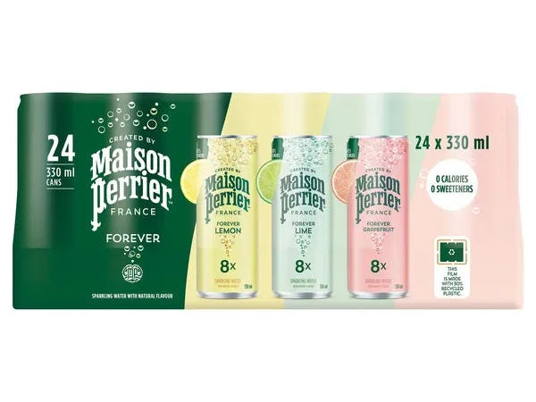 Perrier Forever Citrus Variety Pack 24 x 330ml_Miller & Bean
