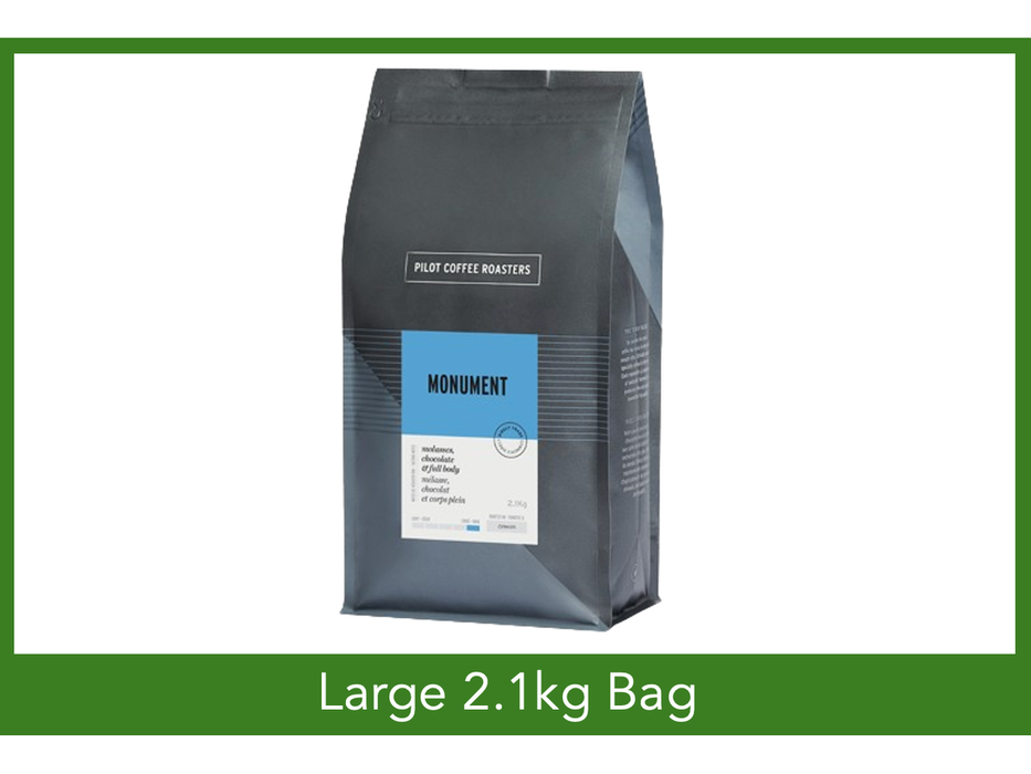 Pilot Coffee Roasters - Monument Blend - 2.1kg Large Bag