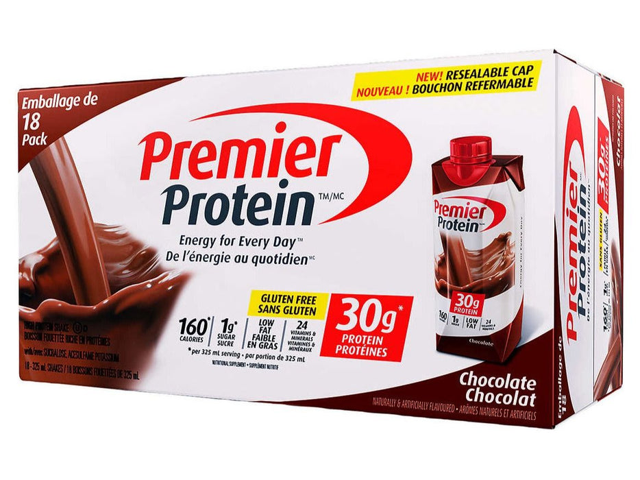 Premier Protein Chocolate Shake 18 × 325ml — Miller And Bean Coffee Company