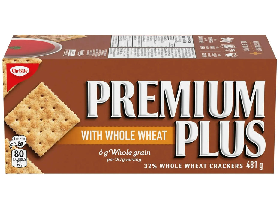 Premium Plus - Whole Wheat - Crackers - 481g
