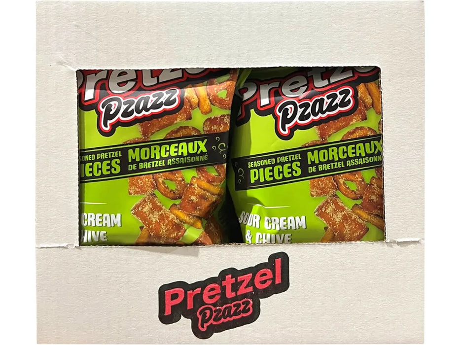 Pretzel Pzazz Sour Cream & Chive 12 × 56 g