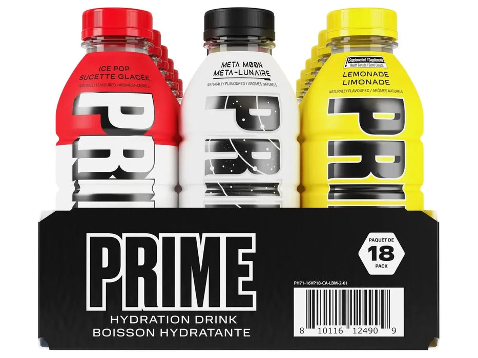 PRIME Hydration Variety Pack - 18 × 500ml