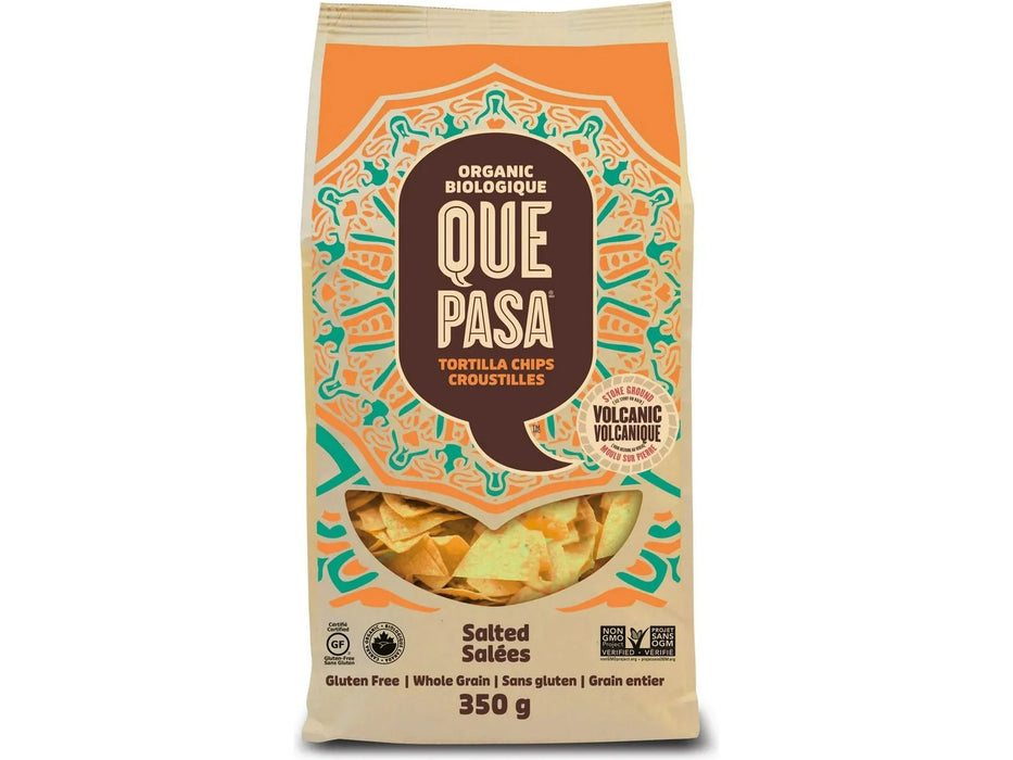 Que Pasa Organic Salted Tortilla Chips - 350 g