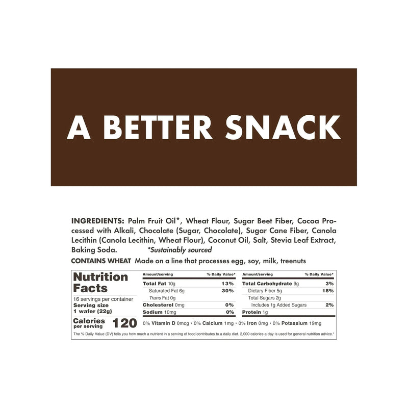 Rip Van - Wafers - Dark Chocolate - Pack of 24 x 22g