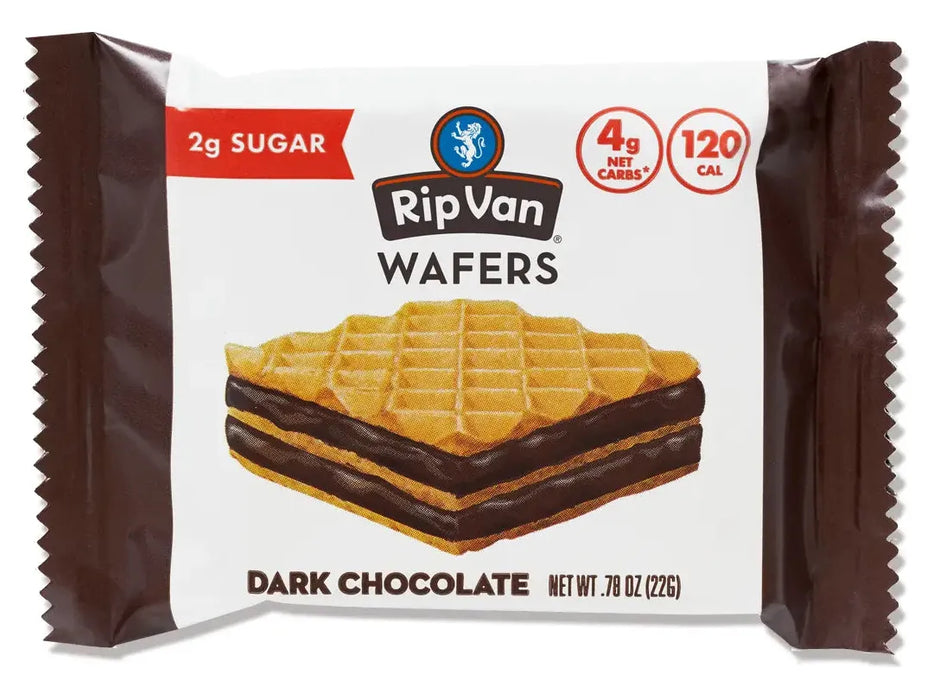 Rip Van - Wafers - Dark Chocolate - Pack of 24 x 22g