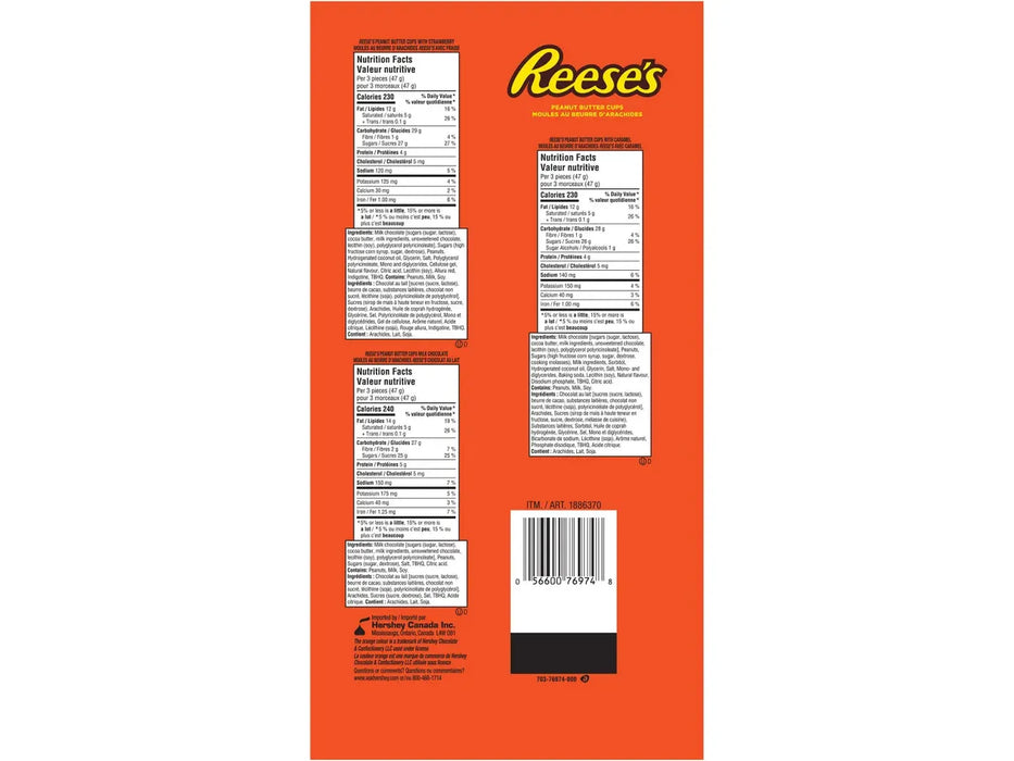 Reese's - Peanut Butter Cups - Assorted Flavours - 680g