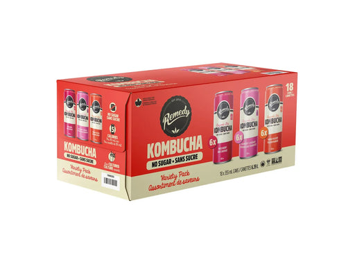 Remedy Kombucha - Variety Pack of 18 x 355ml_Miller & Bean
