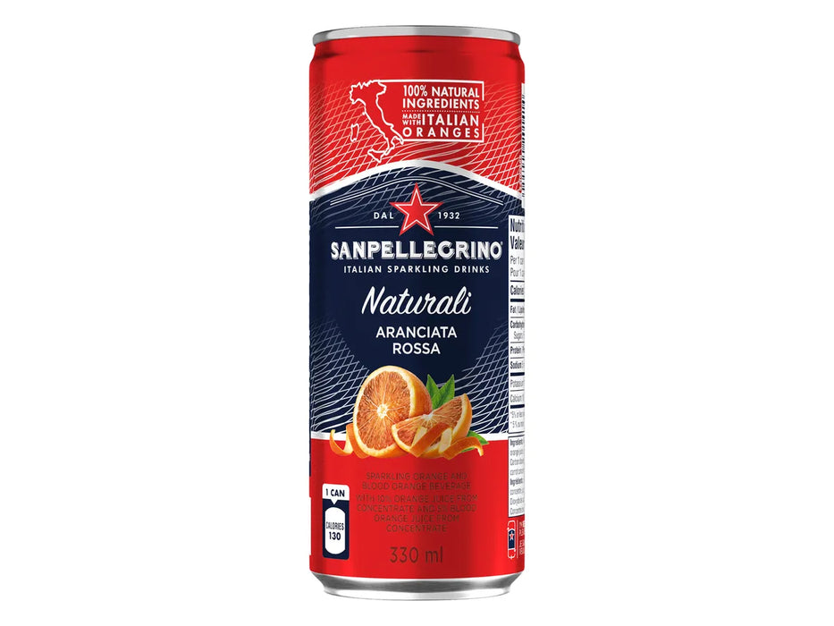 San Pellegrino Sparkling Beverage - Aranciata Rossa - 24 × 330ml