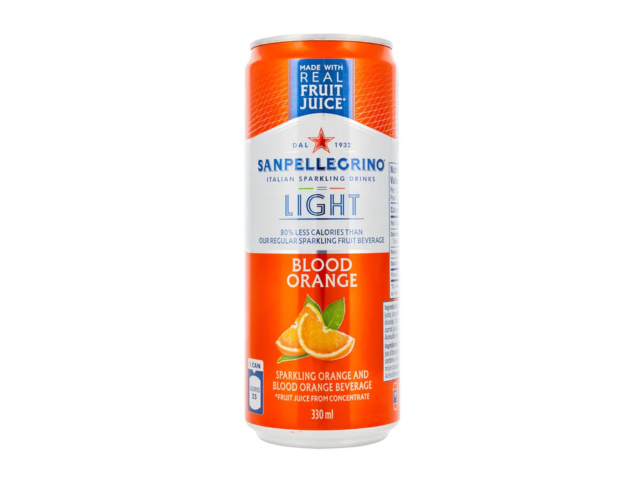 San Pellegrino Sparkling Beverage - Light Blood Orange - 24 × 330ml