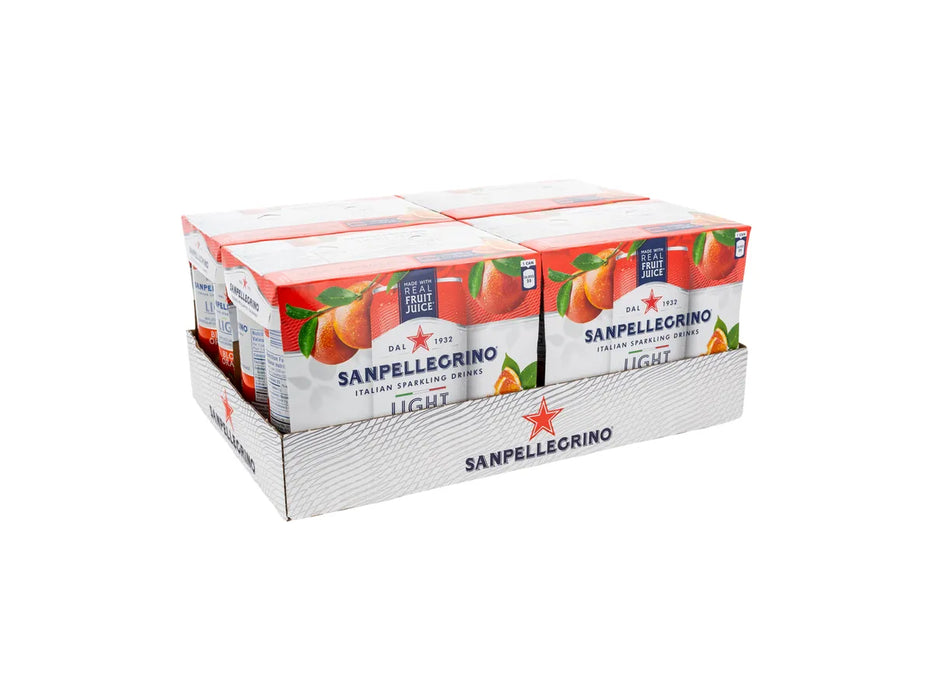 San Pellegrino Sparkling Beverage - Light Blood Orange - 24 × 330ml