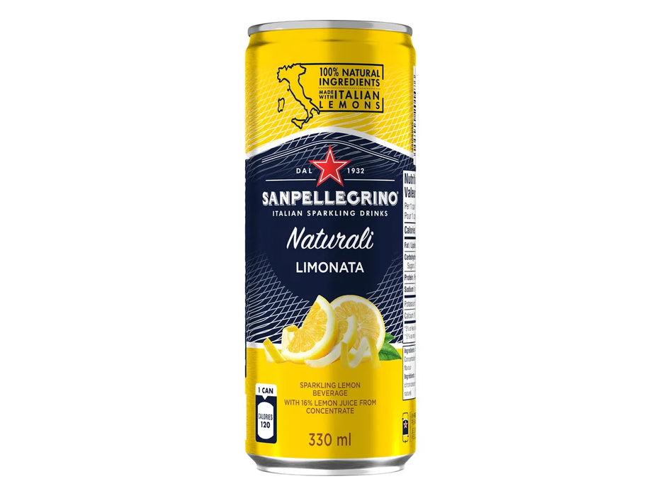 San Pellegrino Sparkling Beverage - Limonata - 24 × 330ml