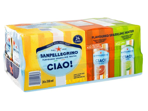 San Pellegrino Ciao Variety Pack 24 x 330ml _ Miller & Bean