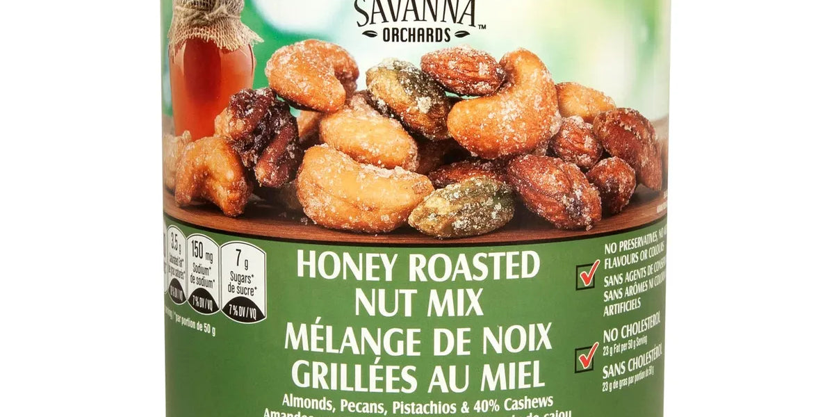 Savanna Orchards Honey Roasted Nut Mix - Bulk for Dispenser - 850g