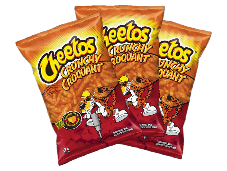 FREE SAMPLE Cheetos Crunchy Cheese Flavoured Snacks - 3 Bags