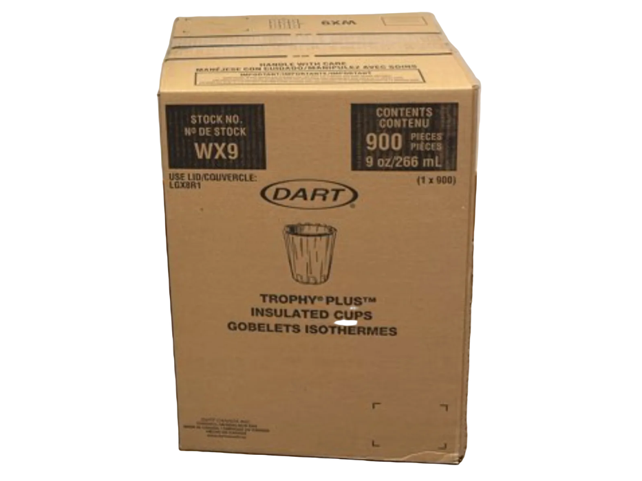 Cups - Cold/Hot Beverage - Foam - 9oz - Case of 900
