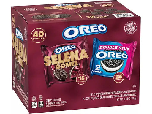 Selena Gomez & OREO Double Stuf Cookies - Variety Pack- 1.16g_Miller&Bean