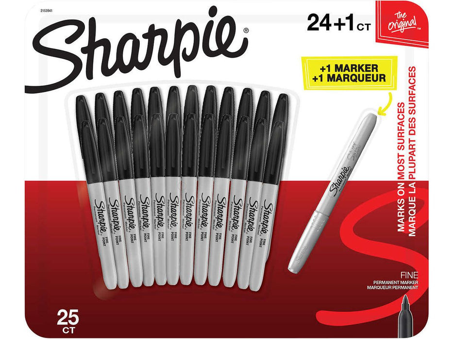Sharpie Fine Markers - Pack of 25