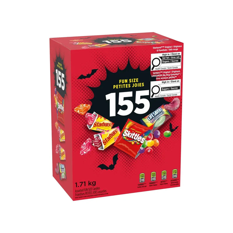 Skittles, Starburst and LifeSavers - Assorted Candy - Box of 155 Packs_Miller & Bean