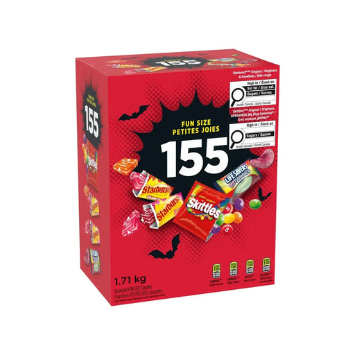 Skittles, Starburst and LifeSavers - Assorted Candy - Box of 155 Packs_Miller & Bean