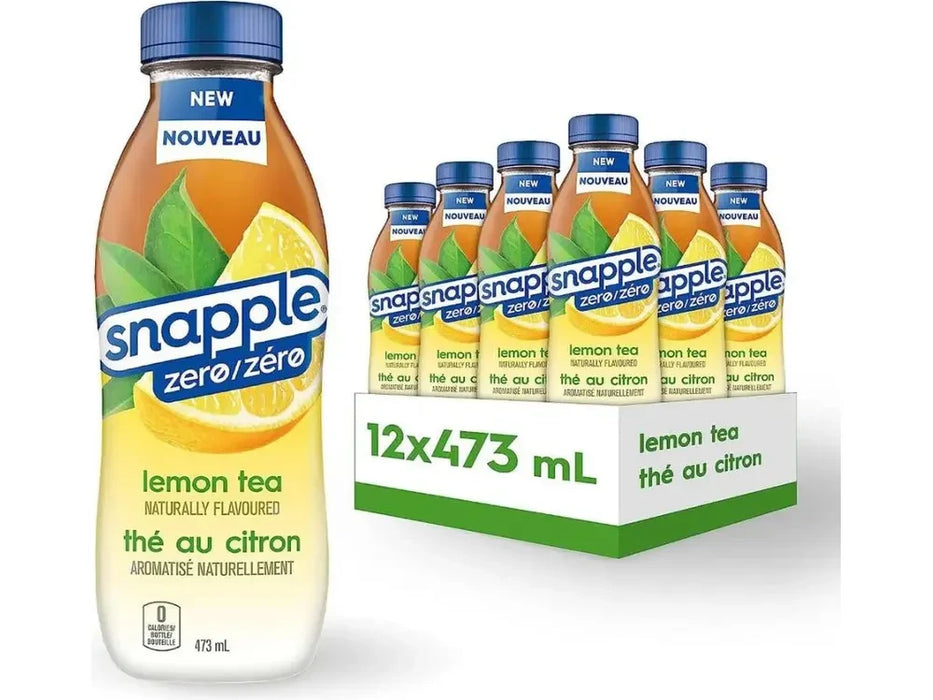 Snapple Zero Lemon Iced Tea 12 x 473ml