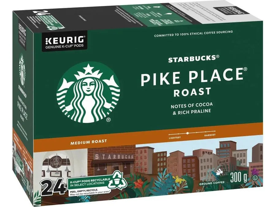 K-Cup - Starbucks - Coffee - Medium - Pike Place - Box 24