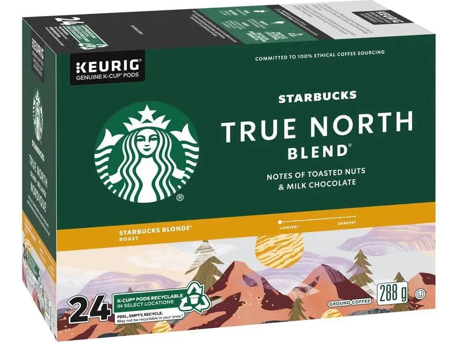 K-Cup - Starbucks - Coffee - Light - True North Blend - Box 24