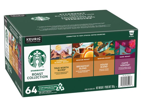 K-Cup - Starbucks - Coffee - Variety pack - Box 64