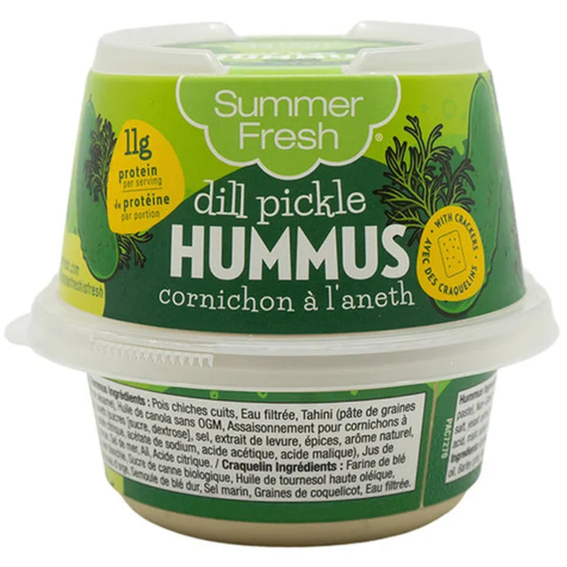 Summer Fresh - Snack ’N Go Dill Pickle Hummus With Crackers - 118g