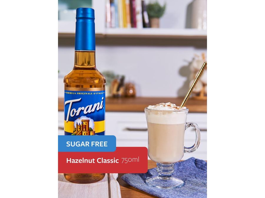Torani Coffee Syrup - Sugar Free - Hazelnut - 750ml
