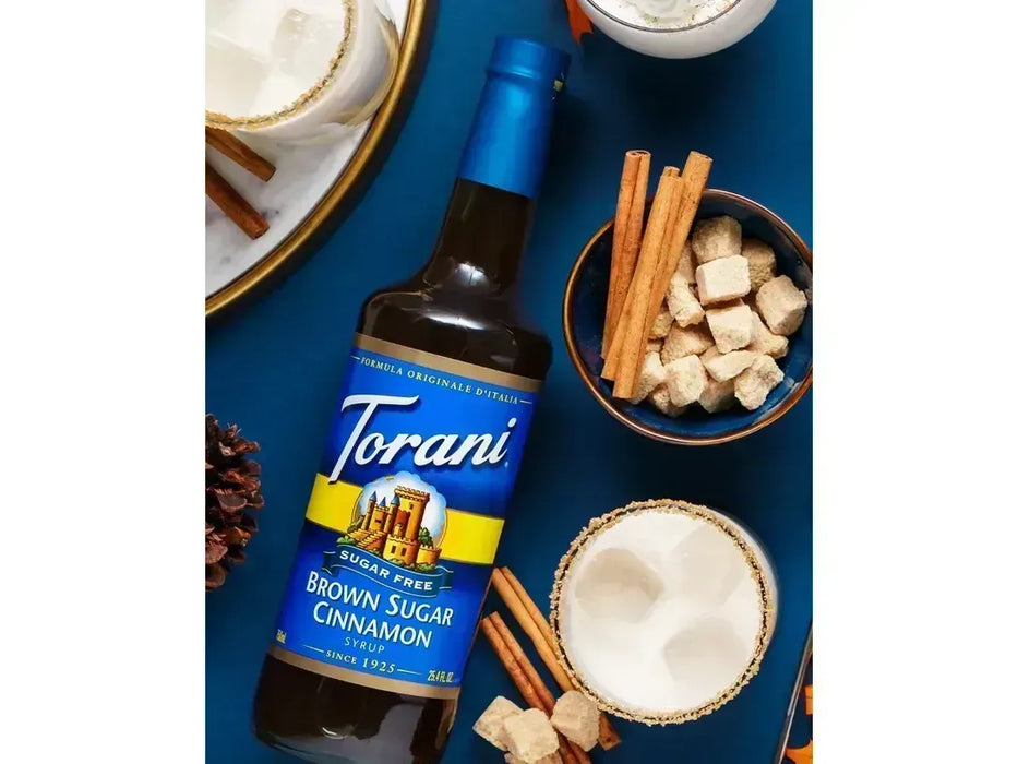 Torani Coffee Syrup - Sugar Free - Brown Sugar Cinnamon - 750ml