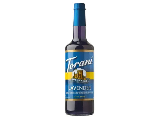 Torani Coffee Syrup - Sugar Free - Lavender - 750ml _ Miller & Bean