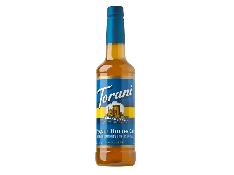 Torani Coffee Syrup - Sugar Free - Peanut Butter Cup - 750ml _ Miller & Bean