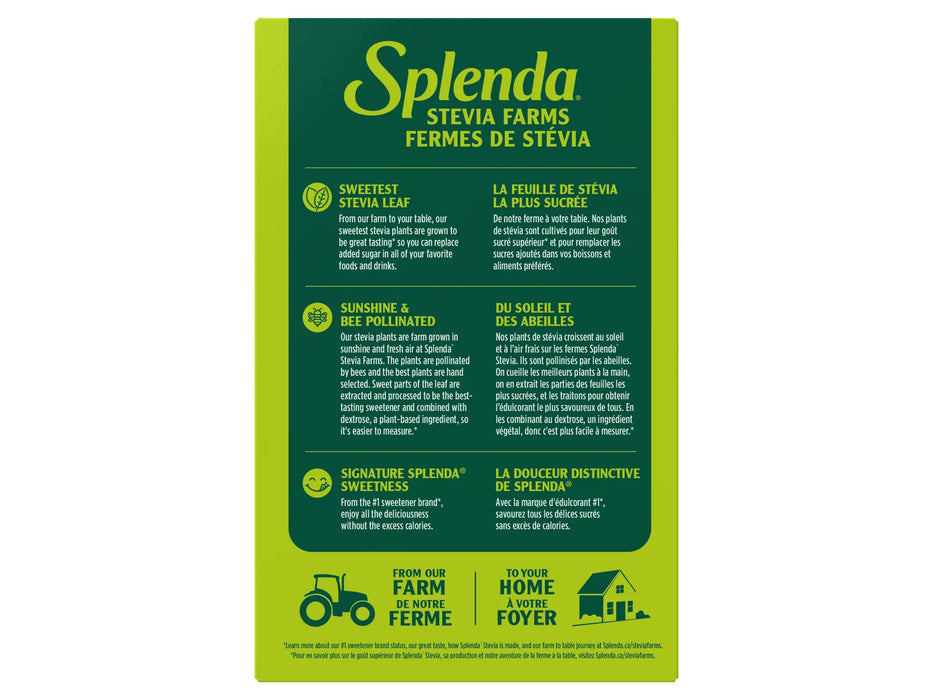 Splenda Stevia Sweeteners - 200 Packets