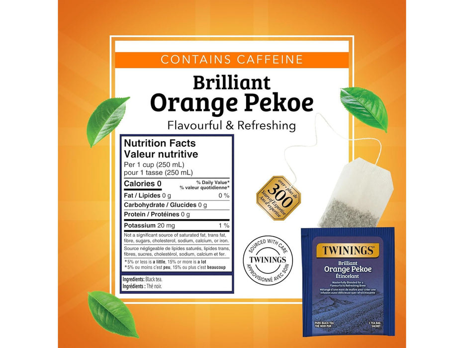 Twinings - Brilliant Orange Pekoe - Pkg 20