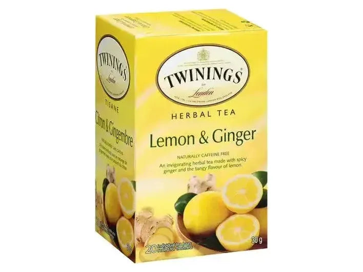 Twinings - Lemon & Ginger - Pkg 20