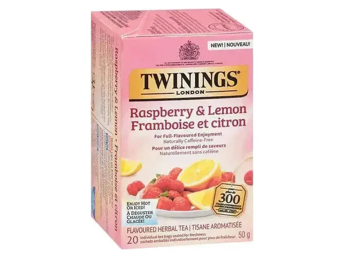 Twinings - Raspberry & Lemon - Pkg 20