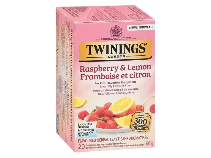 Twinings - Raspberry & Lemon - Pkg 20