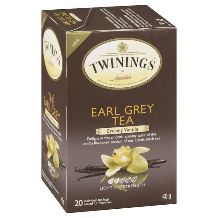 Twinings - Earl Grey Creamy Vanilla - Pkg 20
