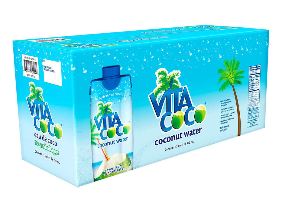 Vita Coco Pure Coconut Water 12 × 330 mL