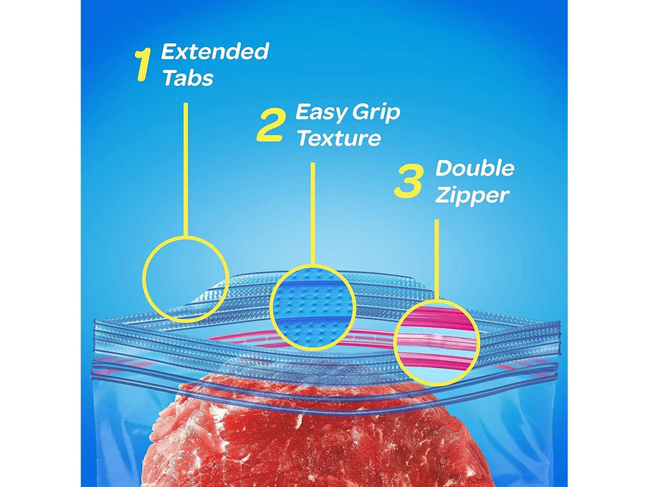 Ziploc Large Freezer Bags - Package 50